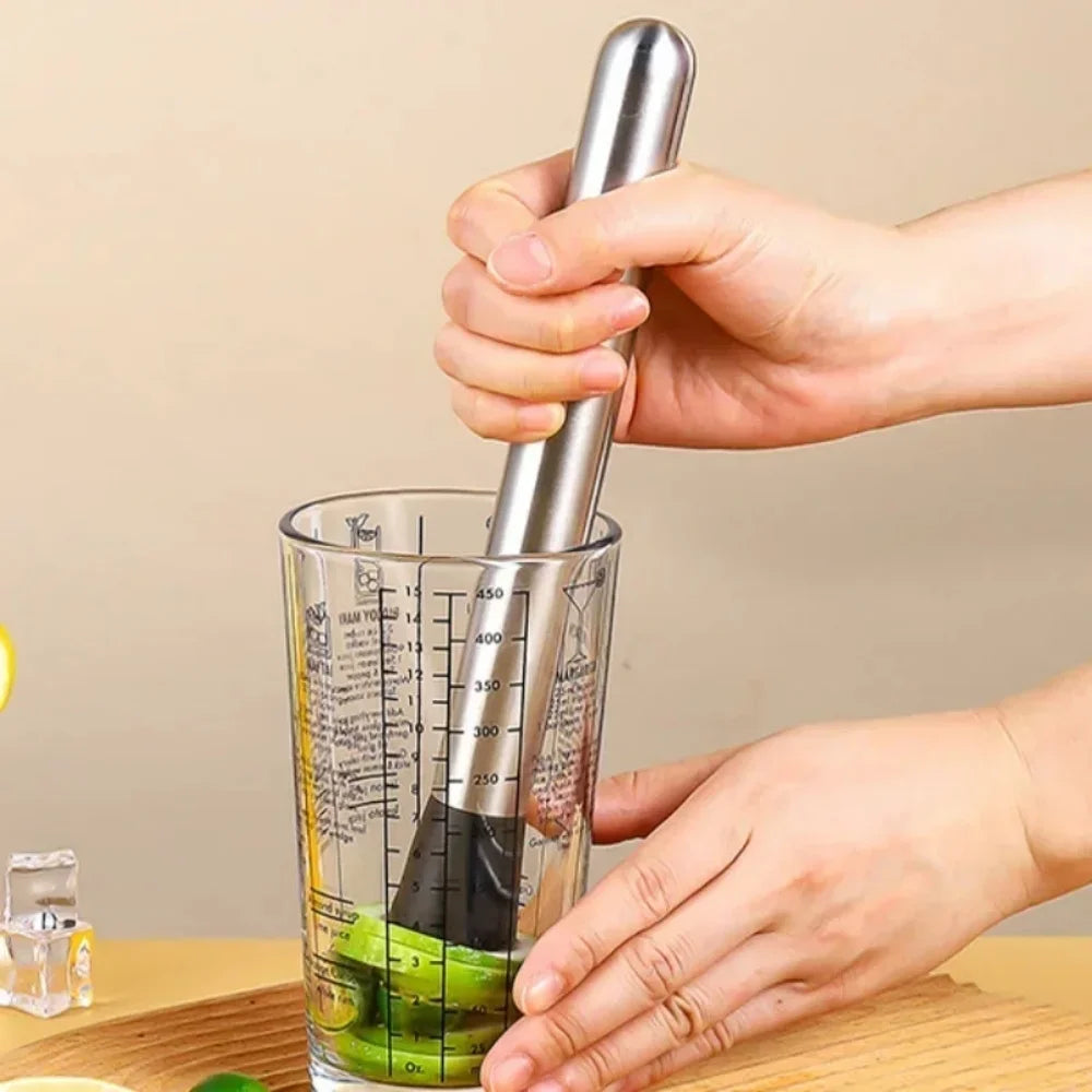 Stainless Steel Cocktail Muddler Bartender Tool 21/30CM Cocktail Muddler SPOT