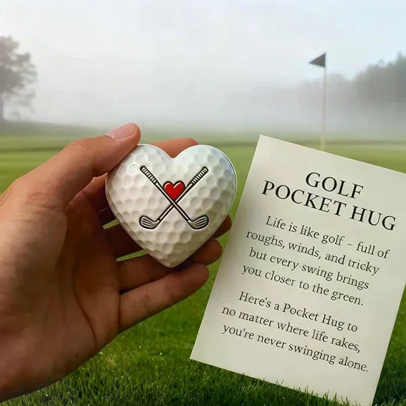 Golf Pocket Hug Token – Inspirational Gift for Golf Lovers Golf Gift Token SPOT
