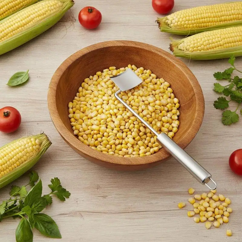 Stainless Steel Corn Stripper – Kernel Peeling Tool Corn Stripper Tool SPOT