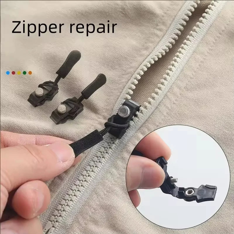 Universal Zipper Repair Kit – 3–60 Pcs Replacement Sliders Zipper Repair Kit SPOT