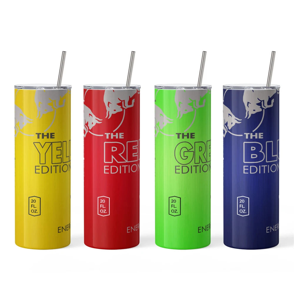 20oz Stainless Steel Vacuum Thermos Tumbler with Straw Insulated Thermos Tumbler SPOT