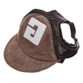 Dog Sun Hat UV Protection – Cute Bow Cap for Small Dogs & Cats Pet Sun Hat SPOT brown S