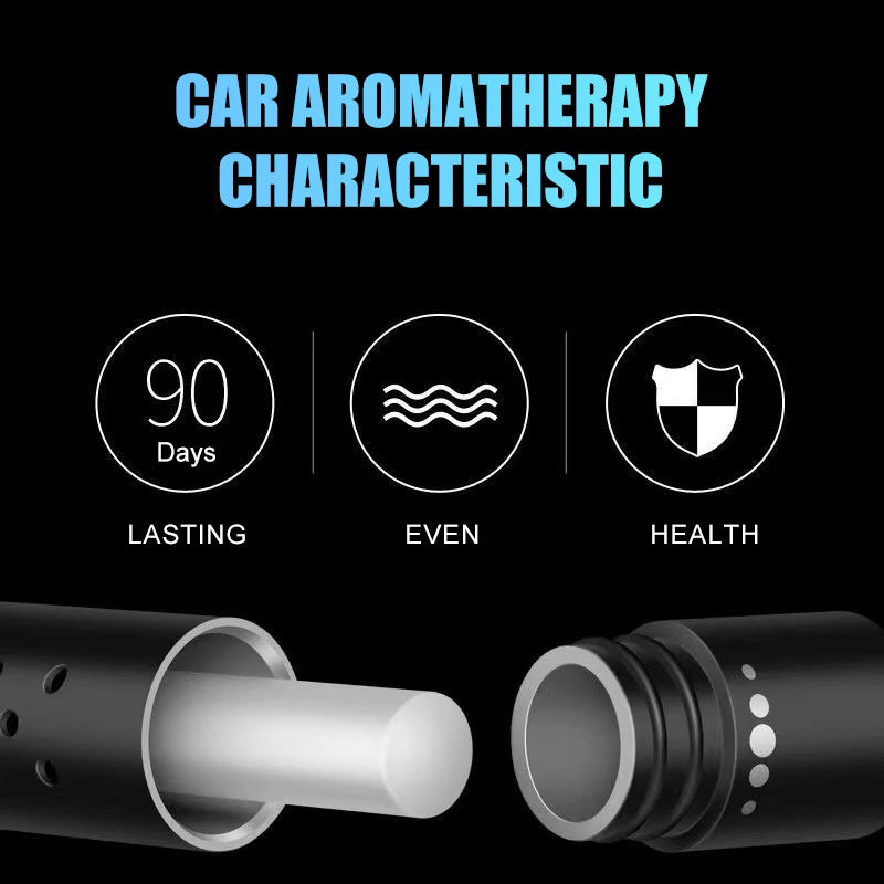 Car Vent Clip Essential Oil Diffuser + 5 Aroma Refill Sticks Car Air Freshener SPOT