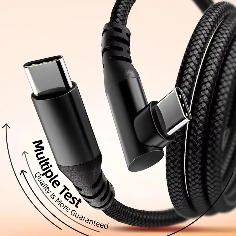 60W PD USB-C Braided Fast Charging Cable 1M 2M 3M | Type-C USB-C Charging Cable SPOT