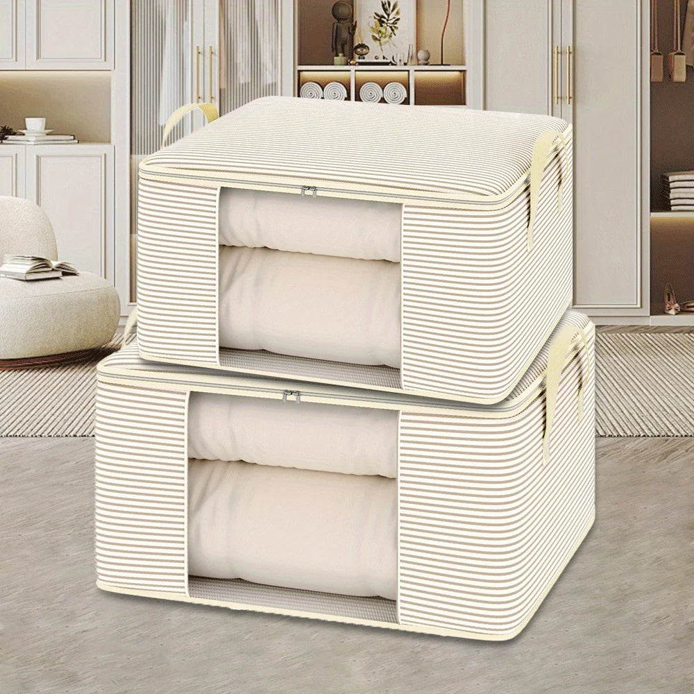Large Dustproof Foldable Storage Bag – Zipper Clothes Organizer Clothes Storage Bag SPOT