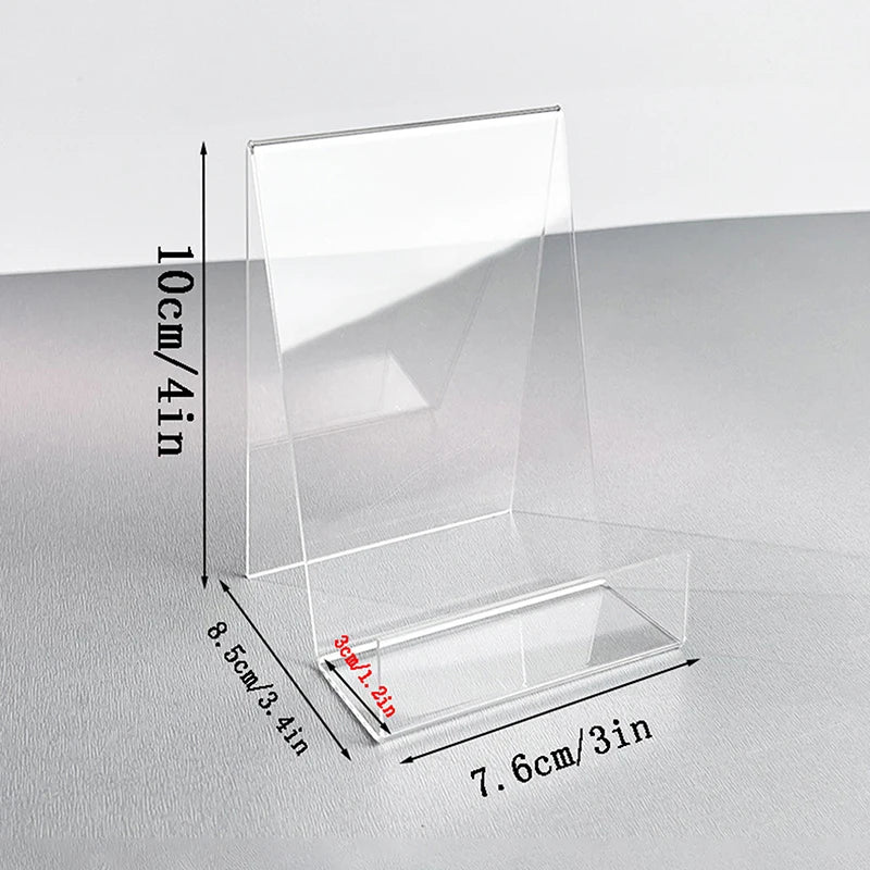 Acrylic Comic Book & Magazine Display Stand – Clear Holder Acrylic Display Stand SPOT