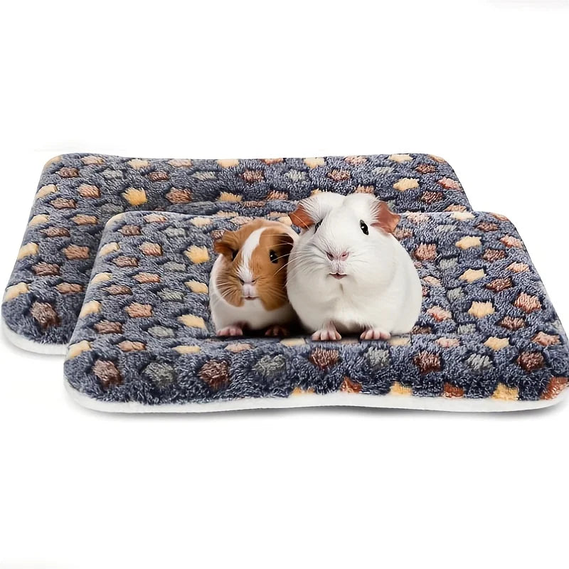 2-Pack Soft Plush Beds for Guinea Pigs, Hamsters & Small Pets Small Animal Bed SPOT