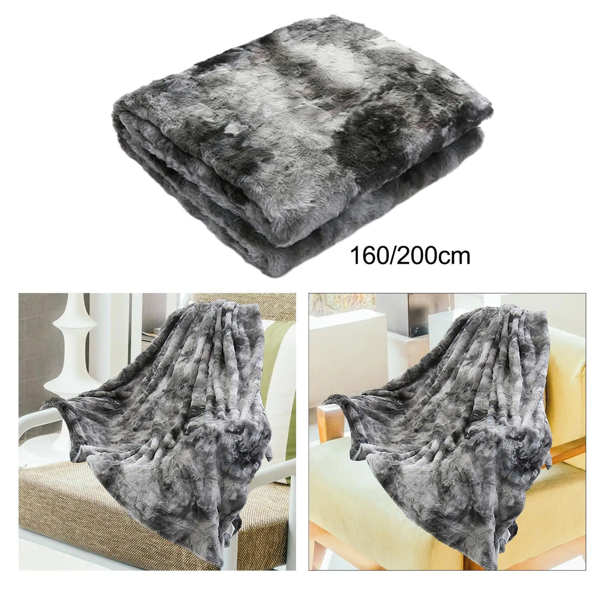 Soft Shaggy Throw Blanket – Lightweight Plush Couch Blanket Plush Throw Blanket SPOT