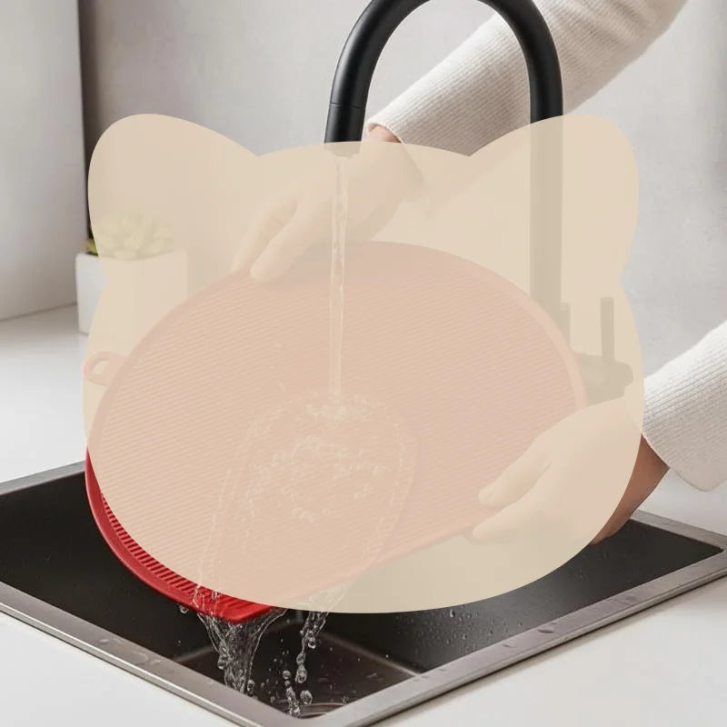 Double-Sided PP Cutting Board – D-Shape Self-Draining Chopping Block Cutting Board SPOT
