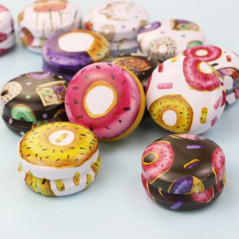 12-Pack Mini Flower Tin Boxes – DIY Candle Jars & Storage Decorative Tin Box SPOT