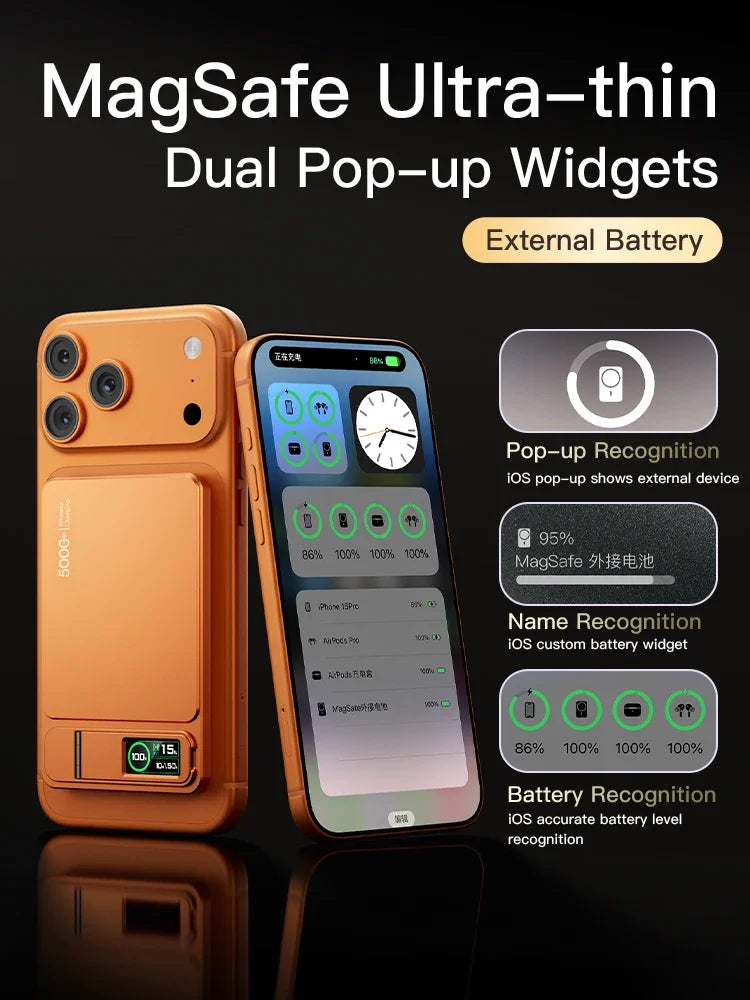 10000mAh Magnetic Wireless Power Bank – 15W MagSafe PD 20W Magnetic Power Bank SPOT