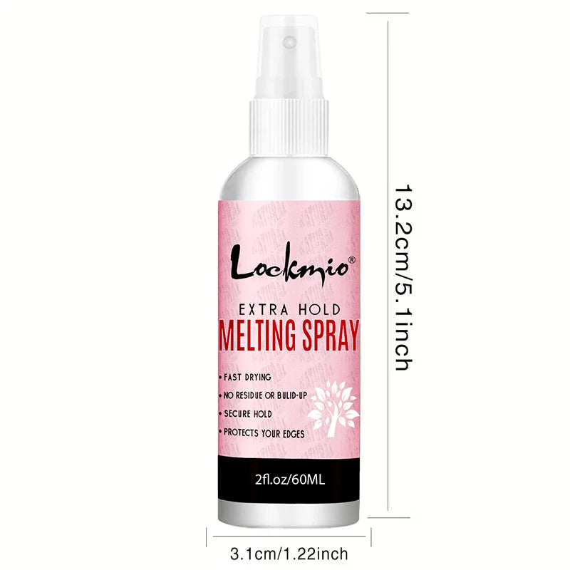 LOCKMIO Wig Melting Spray 60ml – Lace Front Secure Hold Wig Adhesive Spray SPOT