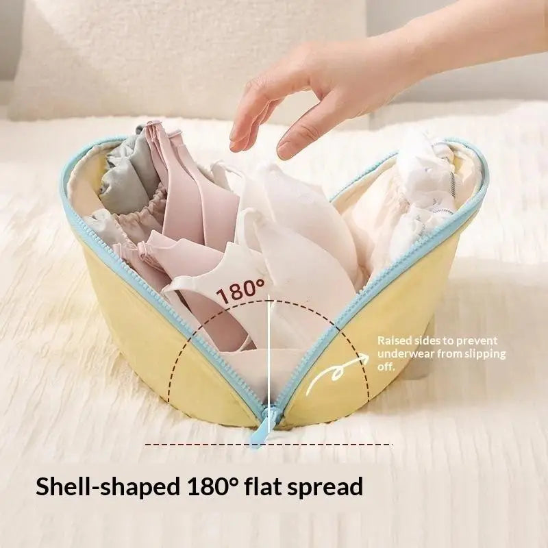 3-in-1 Underwear Travel Organizer Bag for Bras, Socks & More Travel Storage Organizer SPOT