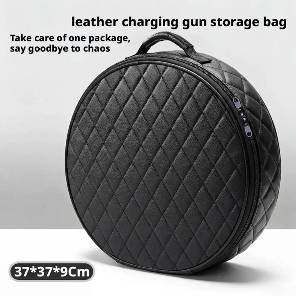 EV Charger Cable Storage Bag – Waterproof Organizer Case EV Cable Organizer Bag SPOT
