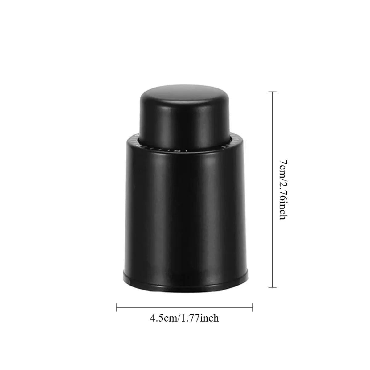 Vacuum Wine Stopper – Push-Style Airtight Bottle Seal Cap Wine Bottle Stopper SPOT