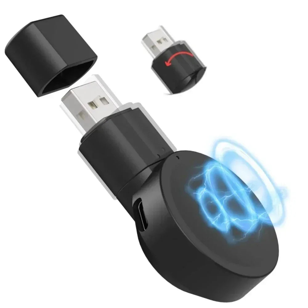 VIKEFON Wireless Charger for Samsung Galaxy Watch – 3W USB Wireless Watch Charger SPOT Black