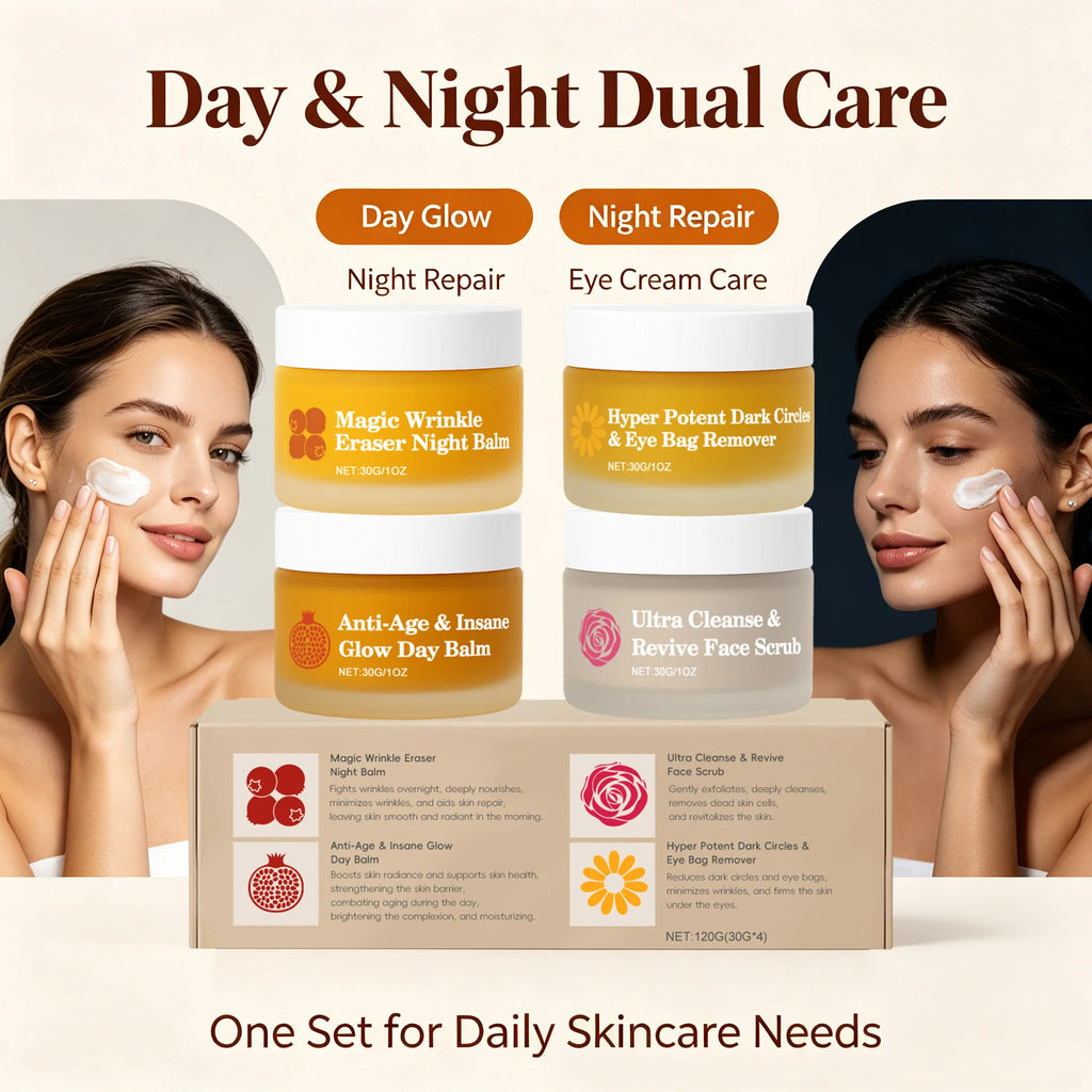 Day & Night Skin Renewal Kit – Firming Face & Eye Cream Set Skincare Gift Set SPOT