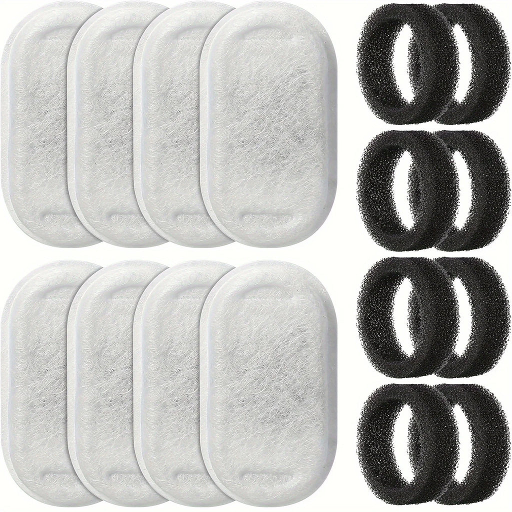 8-Pack Cat Water Fountain Replacement Filters – Multi-Model Pet Fountain Filter SPOT 8PCS