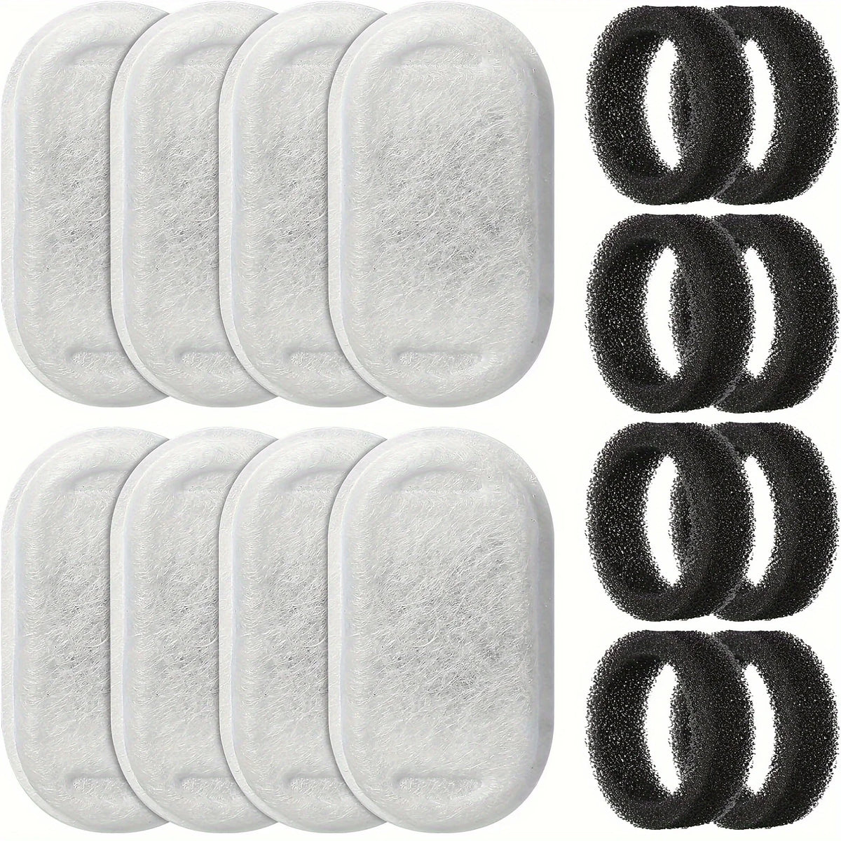 8-Pack Cat Water Fountain Replacement Filters – Multi-Model Pet Fountain Filter SPOT 8PCS