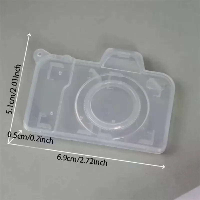 Camera-Shaped Memory Card Storage Box – Dustproof Organizer Memory Card Case SPOT