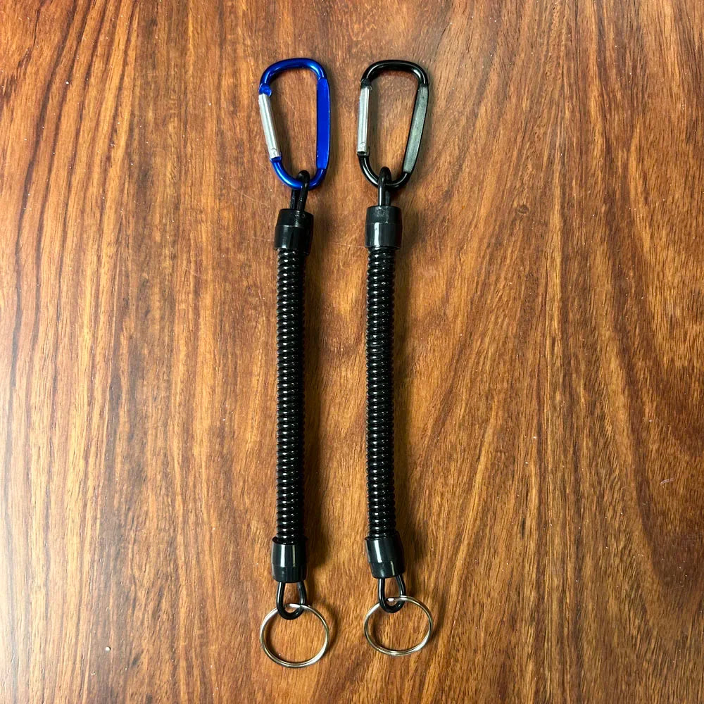 Tactical Retractable Spring Rope Keychain Lanyard – Outdoor Retractable Keychain Lanyard SPOT