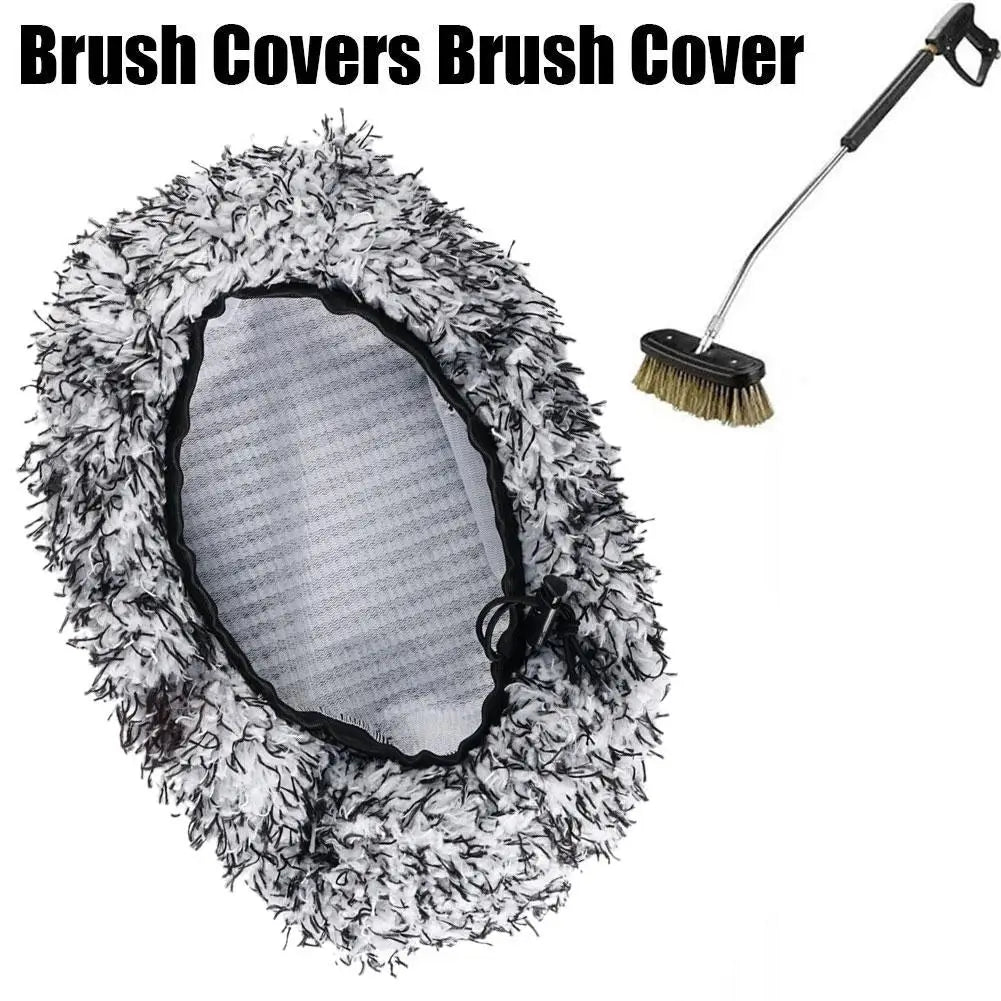 Plush Chenille Car Wash Brush Cover – Scratch-Free Replacement Car Wash Brush Cover SPOT