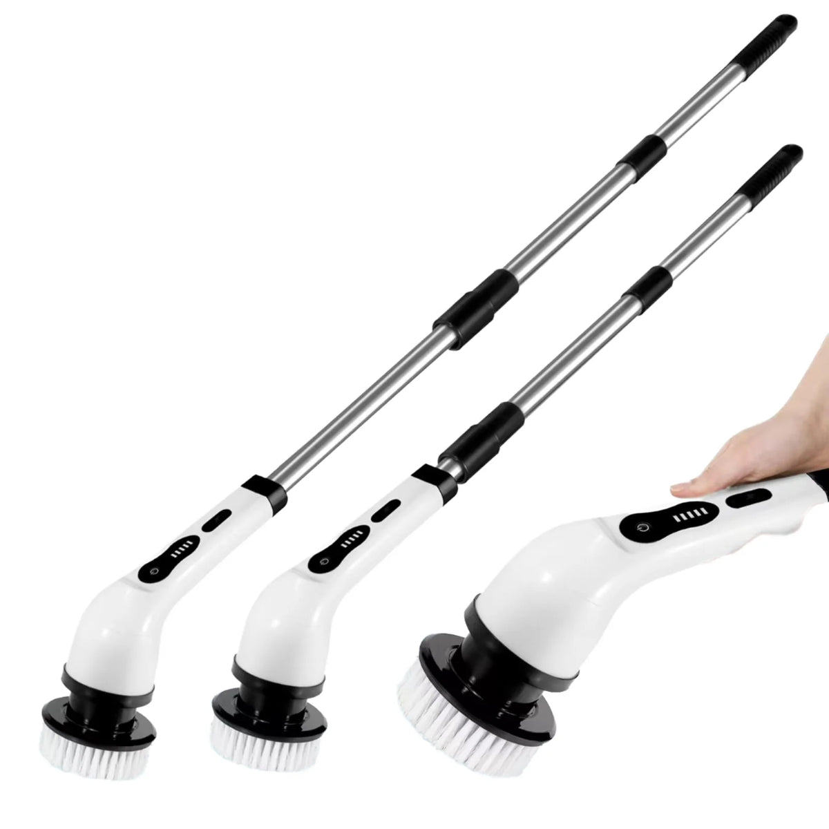 Cordless Electric Spin Scrubber – 9 Brush Heads | Home Cleaning Electric Spin Scrubber SPOT