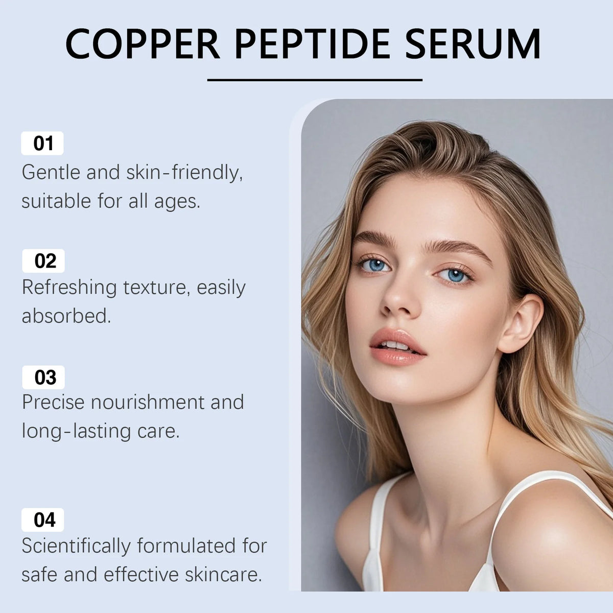 Hoygi Copper Peptide Face Serum – Firming & Hydrating Face Serum SPOT