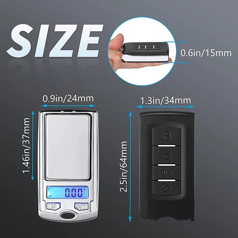 200g/0.01g Mini Digital Jewelry Scale – Portable LCD Pocket Scale Digital Pocket Scale SPOT