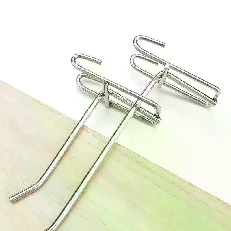 5-Pack Stainless Steel Grid Wall Hooks – Heavy-Duty Rust-Proof Grid Wall Hooks SPOT