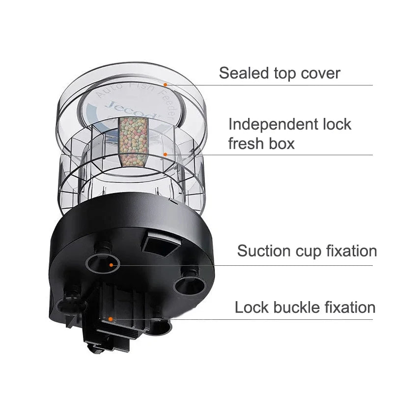 Automatic Fish Tank Feeder – Bluetooth App Timer & Dispenser Automatic Fish Feeder SPOT