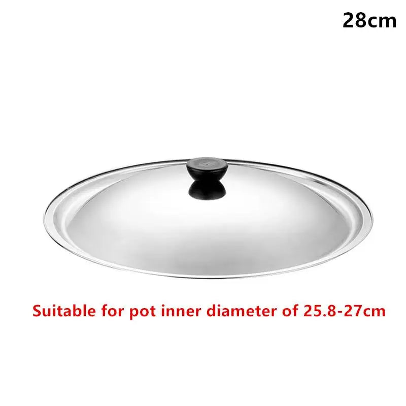 Universal Stainless Steel Pot Lid | Rustproof | 18–32cm Cookware Pot Lid SPOT A6