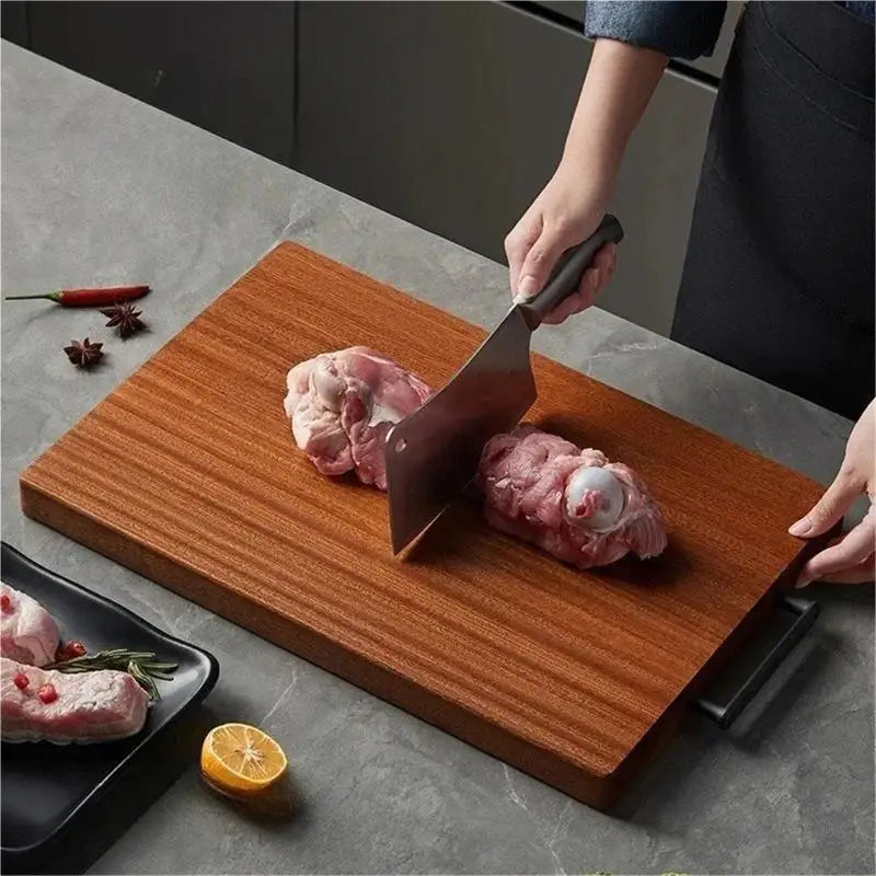 Heavy Duty Solid Wood Cutting Board – Double Sided, Non-Slip Wood Cutting Board SPOT