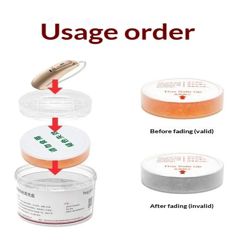 Hearing Aid Drying Jar – Portable Moisture Remover & Dryer Hearing Aid Accessory SPOT