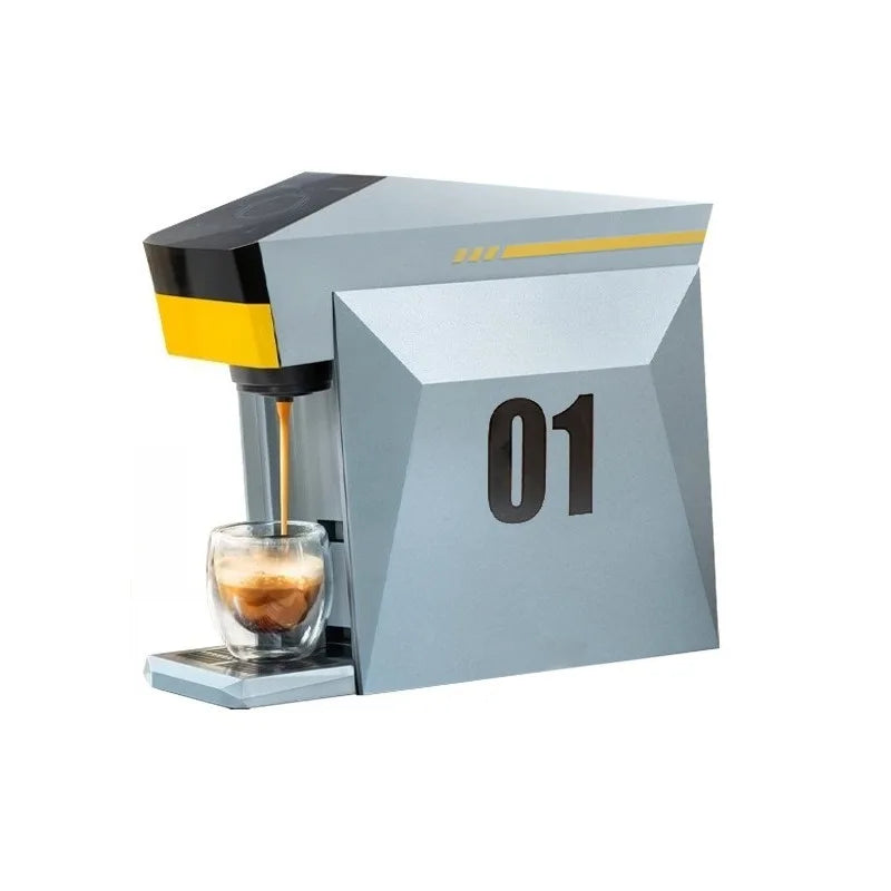 DUTRIEUX Capsule Coffee Machine – Espresso & Americano Capsule Coffee Machine SPOT gray 100V-240V EU Plug