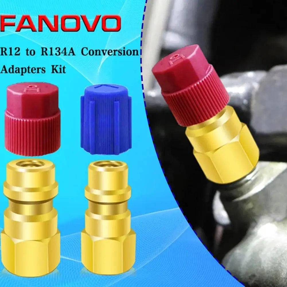 R12 to R134A Conversion Kit – Quick Disconnect Couplers 1/4 SAE AC Conversion Kit SPOT