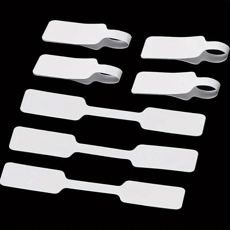 White Self-Adhesive Cable Labels – 100/200pc Writable Cord Tags Cable Label Tags SPOT