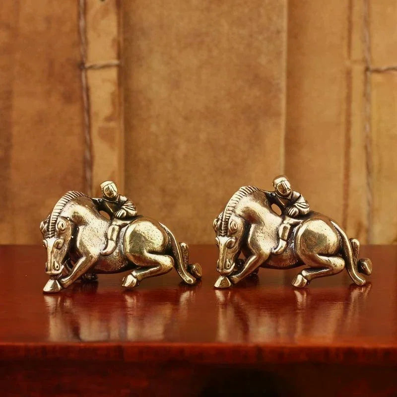 2026 Year of the Horse Brass Feng Shui Horse Figurine Feng Shui Figurine SPOT