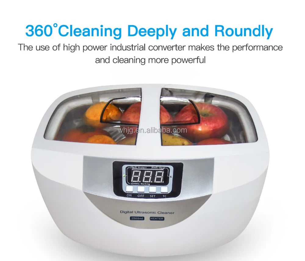 2.5L Digital Ultrasonic Cleaner – 42kHz Stainless Steel Ultrasonic Cleaner SPOT