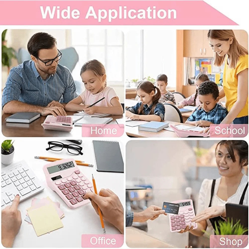 Solar Scientific Calculator – Large Display, Dual Power, Cute Scientific Calculator SPOT
