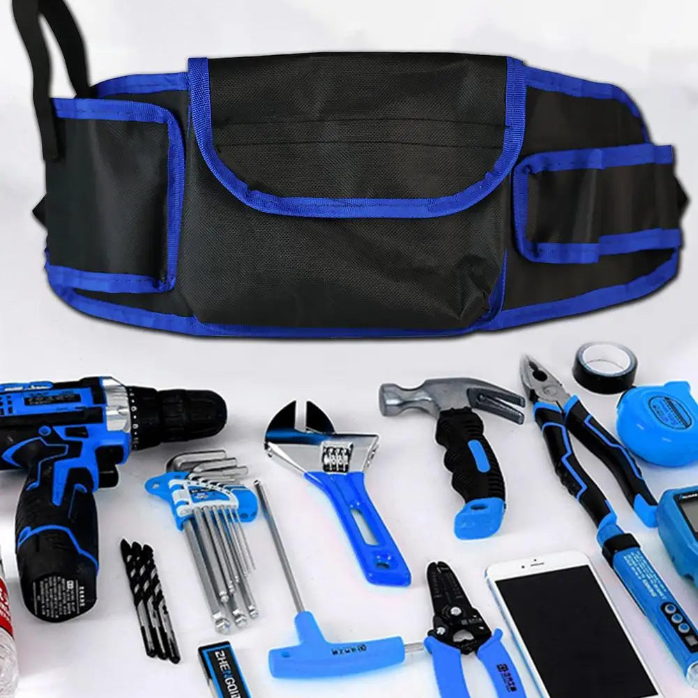 Electrician Tool Belt Pouch – Multi-Pocket Oxford Cloth Waist Bag Tool Belt Pouch SPOT