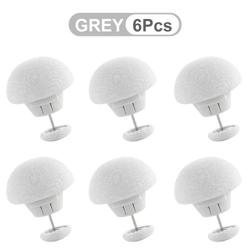 Duvet Cover Clips & Bed Sheet Fasteners – Anti-Slip Buckles Bedding Fastener Clips SPOT 6pcs Gray