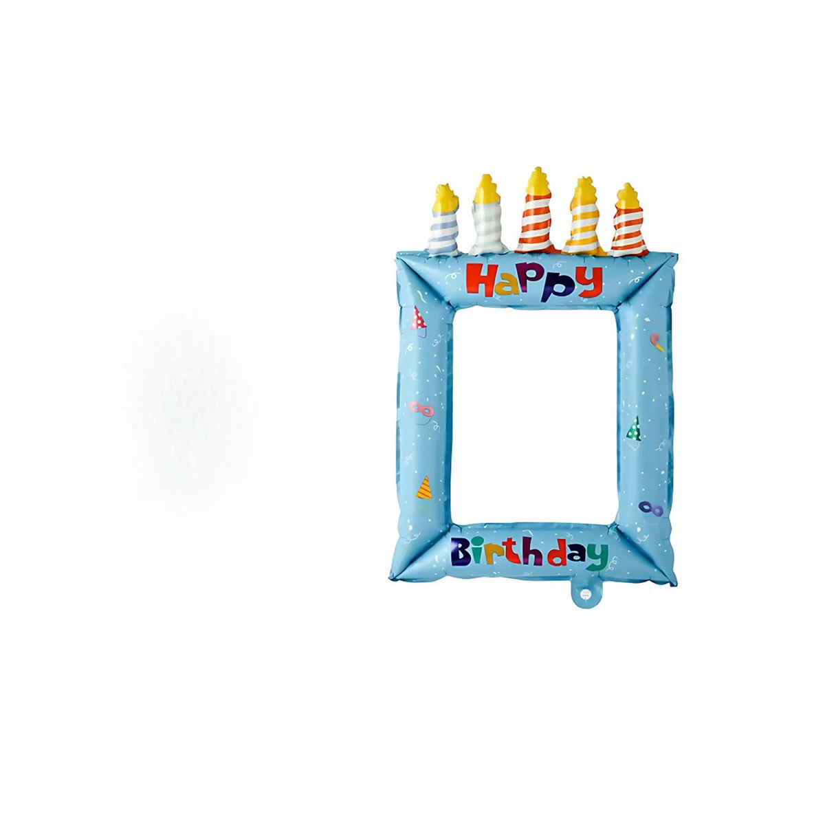 Happy Birthday Colorful Balloon Stand & Cake Balloon Set Party Balloon Set SPOT blue