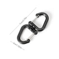 360° Rotating Double Carabiner S-Hook Clip | Camping Keychain Carabiner Clip Hook SPOT large