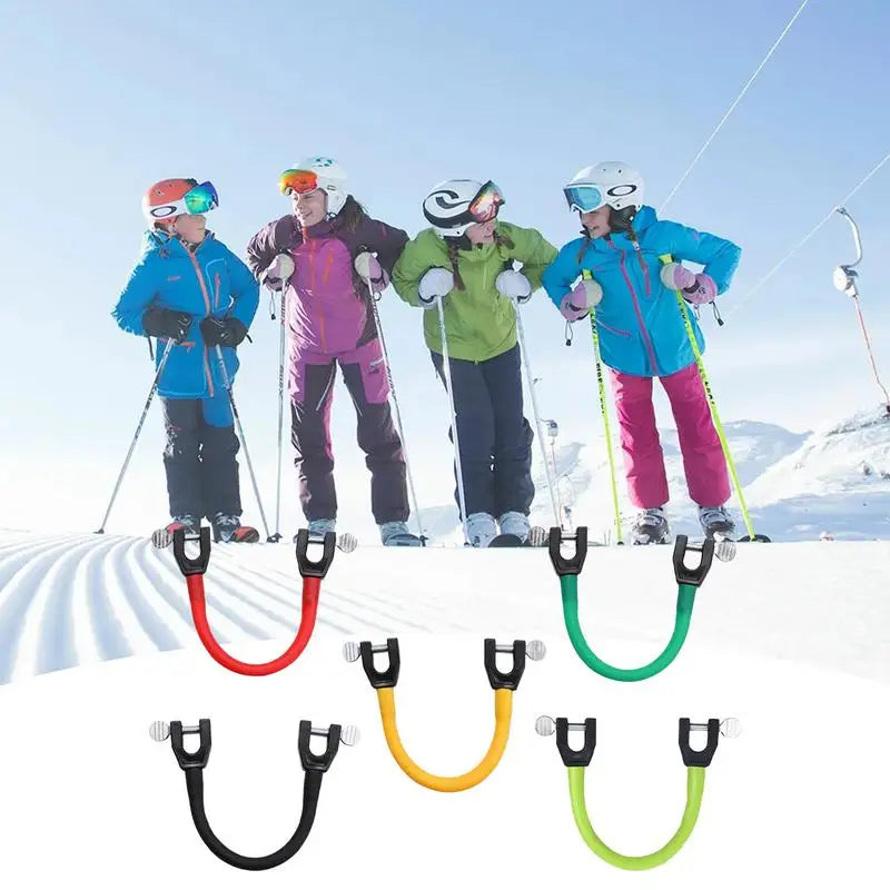 Kids Ski Tip Connector – Beginner Skiing Training Tool Ski Training Aid SPOT
