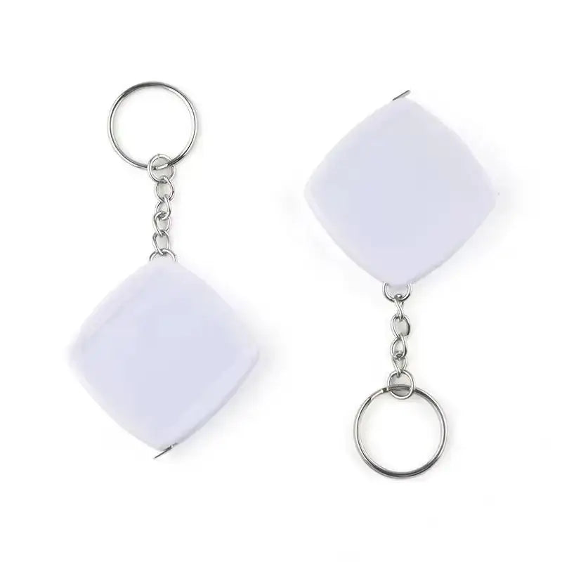 Mini Keychain Tape Measure – Dual Scale Metric & Imperial 2M Keychain Tape Measure SPOT 2pcs 1