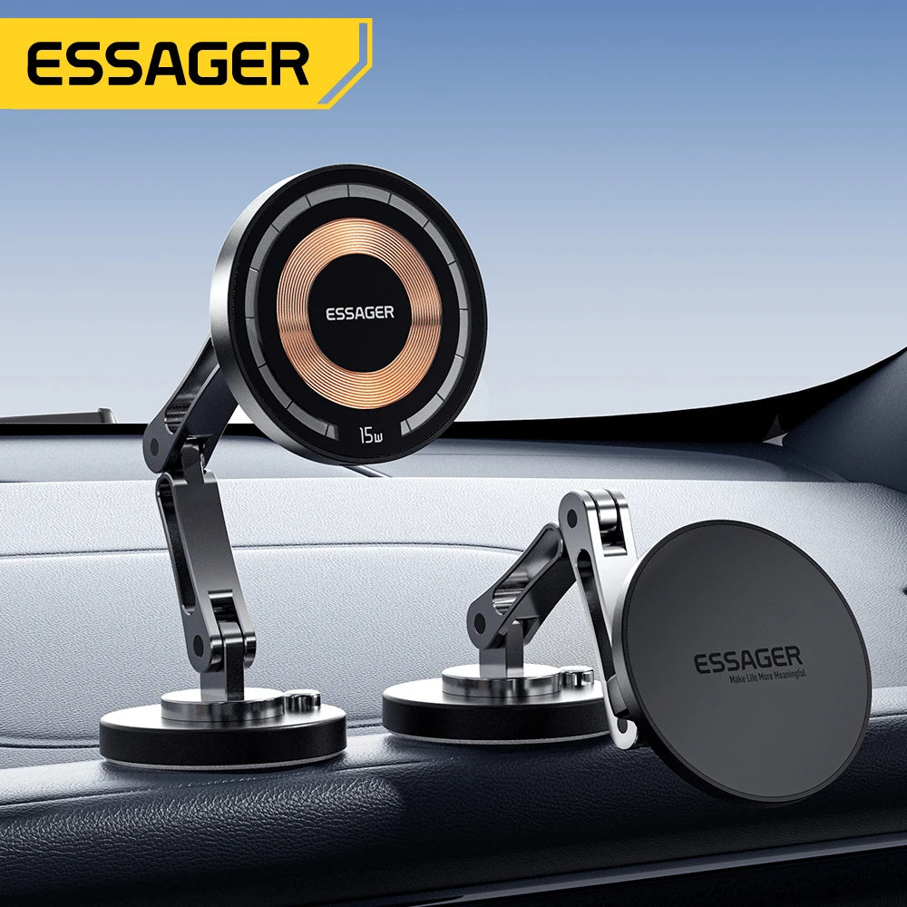 Essager 15W Magnetic Wireless Car Charger & Phone Holder Wireless Car Mount SPOT