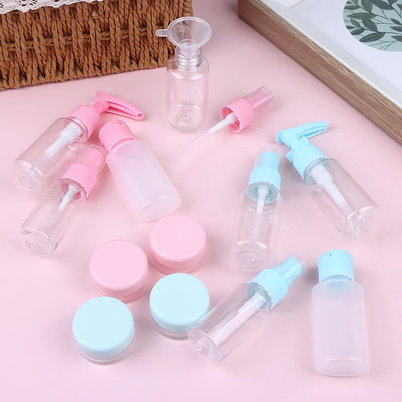 11-Piece Travel Refillable Bottle Set – Toiletry Containers Travel Bottle Set SPOT