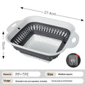Foldable Silicone Drain Basket – Collapsible Colander Bowl Collapsible Colander SPOT A3