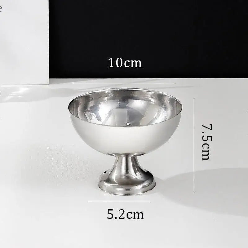 Stainless Steel Goblet Dessert Bowl – Ice Cream & Fruit Cup Dessert Serving Bowl SPOT A17
